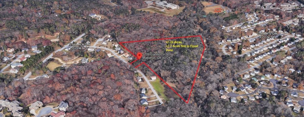 +/-22 AC Land-Mableton-GA-Development Opportunity : 5709 Glandor Dr Se, Marietta, GA 30126